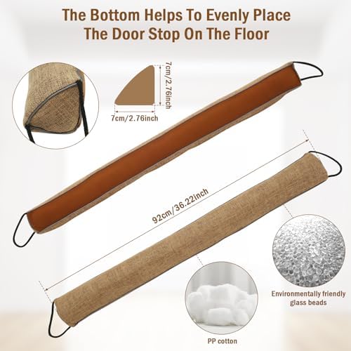 Under Door Draft Stopper 36 Inch Triangle Weather Guard