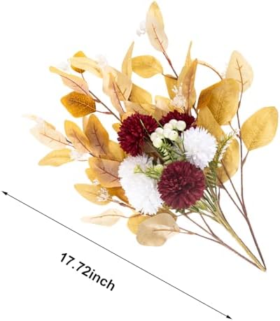 GOSTADY Artificial Chrysanthemum Flowers with Real Touch Stems