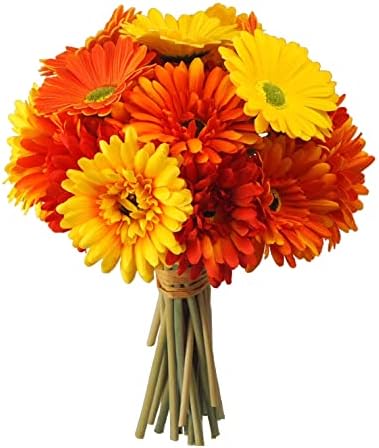 Momiaday 26Pcs Artificial Flowers Bouquets for Home Wedding Decor