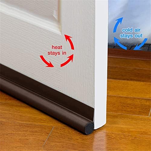 Adjustable Under Door Draft Stopper 37 Inch Noise Blocker