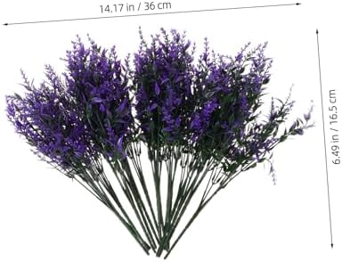 Mobestech 15Pcs Artificial Lavender Stems for Home Decor
