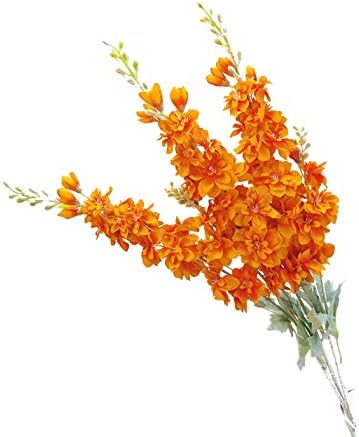 3pcs Artificial Delphinium Flowers for Home Wedding Decoration