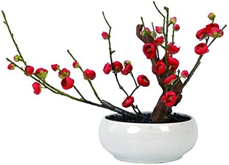 LMJYU Artificial Plum Blossoms 3PCS Vivid Bloom Simplicity Bonsai Display