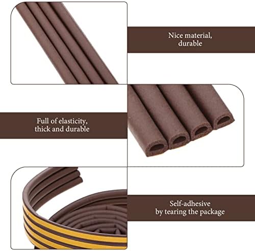 DOITOOL Door Bottom Seal Strip Weatherproof Draft Stopper Tape for Home