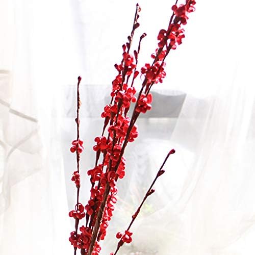 Yinhua 10 Pcs 295 Inch Red Artificial Jasmine Flowers