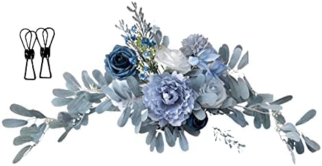 60cm Artificial Orange Rose Wedding Arch Flowers