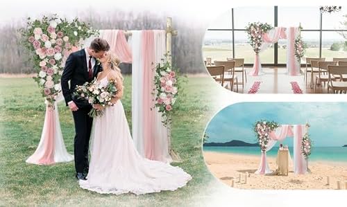 Tings Time Arch Flowers with Drapes Kit Set of 5