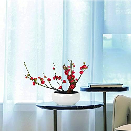 LMJYU Artificial Plum Blossoms 3PCS Vivid Bloom Simplicity Bonsai Display
