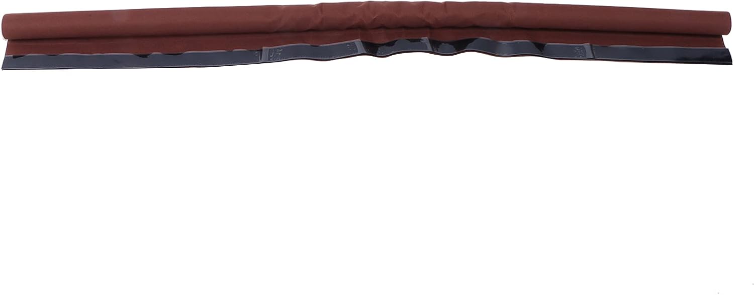 plplaaobo Door Sealing Strip Brown Foam Draft Stopper with Hook and Loop