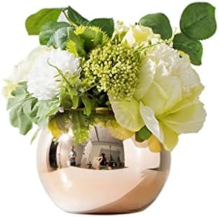 Lifelike Artificial Flowers with Silk and Glass