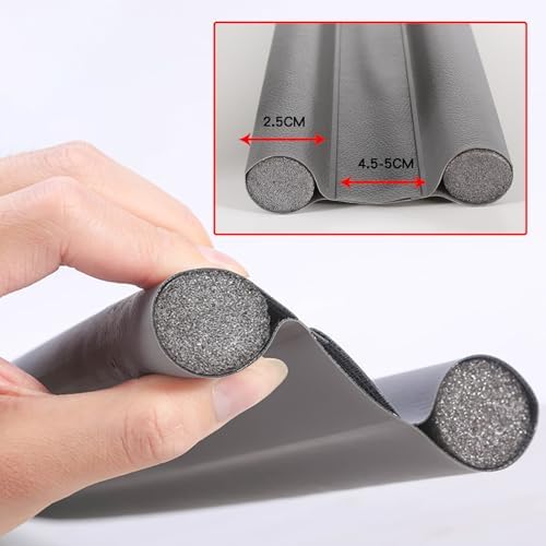 Double-sided Door Draft Stopper for Noise and Wind Blockage