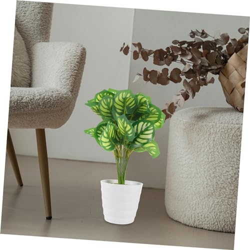 Fake Watermelon Leaf Bonsai Plant for Home Decor