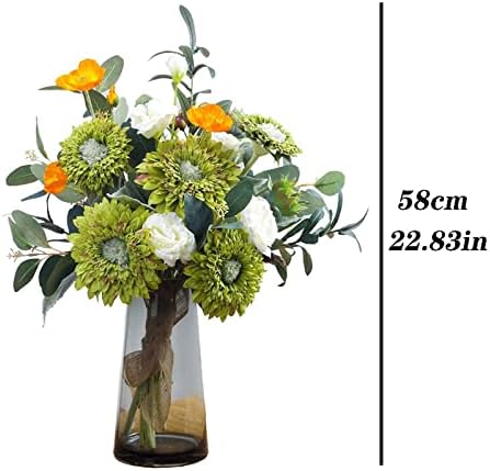 Lifelike Silk Sunflower Bouquet Indoor Decor