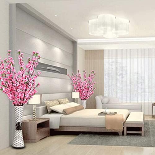 Peach Flower Artificial Bouquet for Home Decor