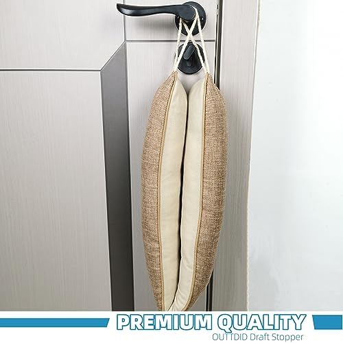 OUTTDID Door Draft Stopper 36 Inch x 4 Inch Yellow