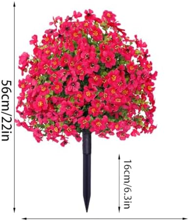 Curtainboro Artificial Violet Topiary Ball Trees