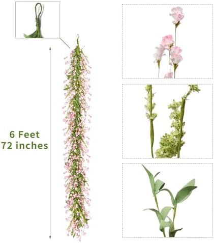 Pink Spring Garland for Home Decor