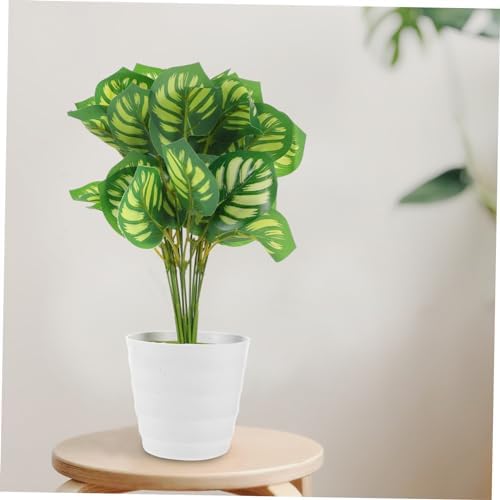 Fake Watermelon Leaf Bonsai Plant for Home Decor