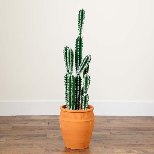 Nearly Natural 41in Artificial Cactus in Terracotta Planter