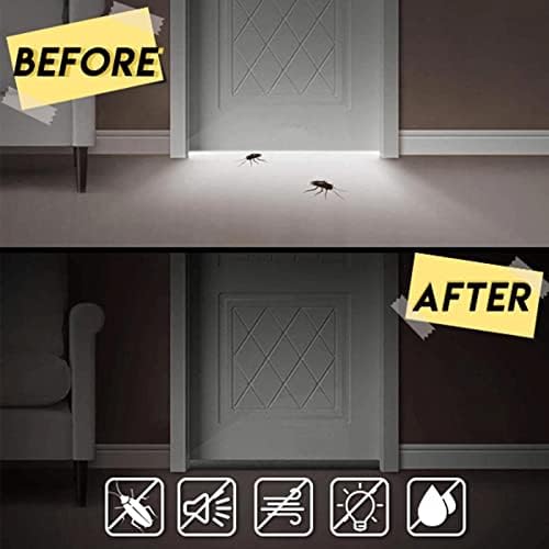 Twin Draft Stopper - Removable Washable Sound Blocker 366in Door Draft Guard