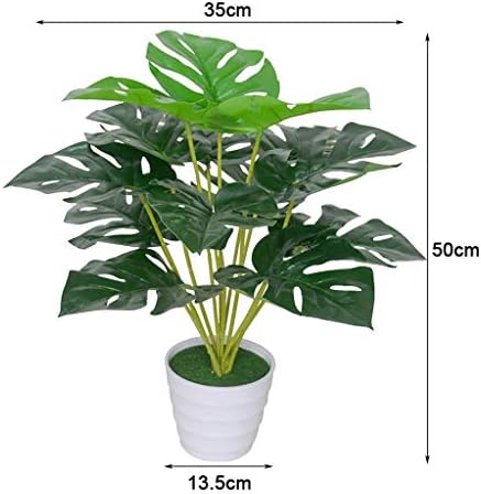 Vivid Artificial Green Plant with Decorative Pot for Home