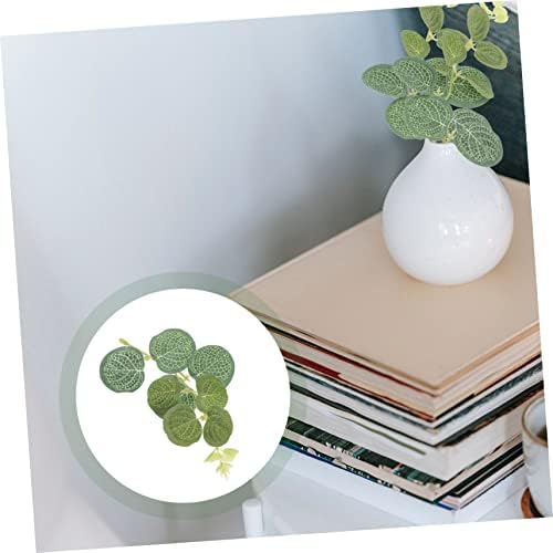 50pcs Fake Eucalyptus Leaves Artificial Branches Decorative Plant