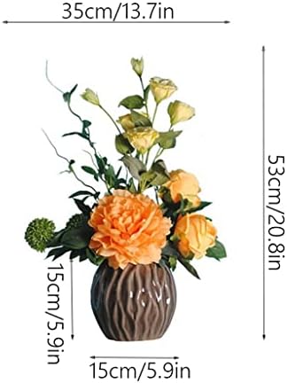 Artificial Flowers Peony and Rose Set for Home Decor