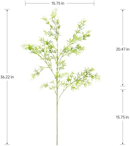 4PCS Artificial Greenery Stems with Flowers for Home Decor