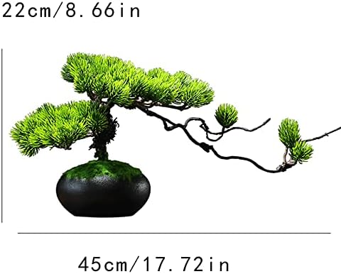 Artificial Pine Bonsai Tree - 8 Inch Decorative Display