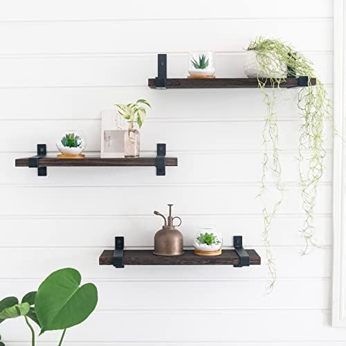 Mkono Artificial Succulent Plants 2 Pack in Glass and Farmhouse Pots