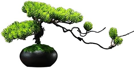 Artificial Pine Bonsai Tree - 8 Inch Decorative Display