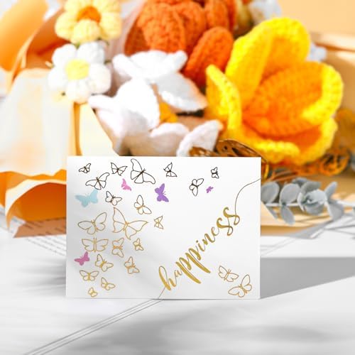 Handmade Crochet Flower Bouquet Yellow