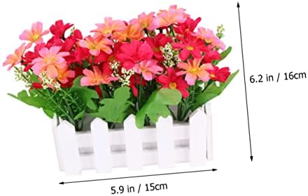 Lifelike Artificial Daisy Flower Vase for Home Decor