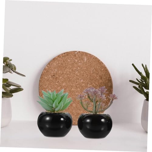 4pcs Artificial Potted Bonsai Plants Home Decor