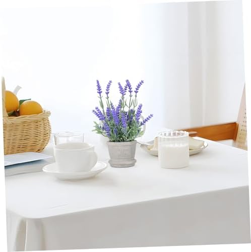 Artificial Lavender Potted Plant for Home Office Decor