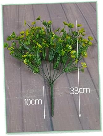 5 Pcs Artificial Shamrock Plants Four Leaf Decor