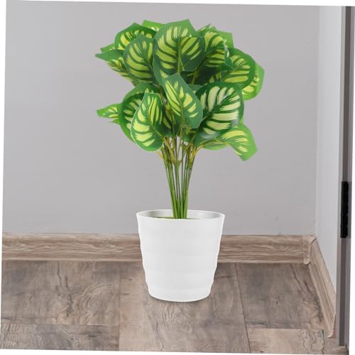 Fake Watermelon Leaf Bonsai Plant for Home Decor