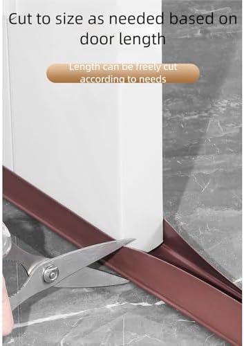 PVC Weather Stripping Door Seal Windproof Soundproof 38 Inches Brown