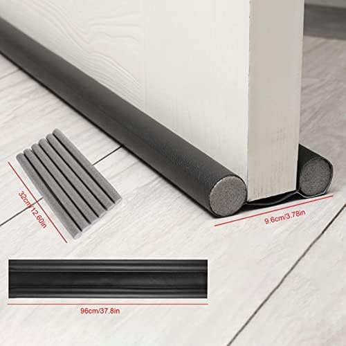 Under Door Draft Stopper with Adjustable Foam