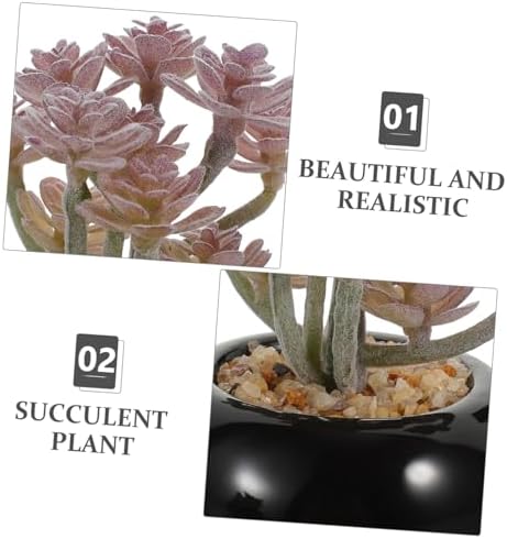 4pcs Artificial Potted Bonsai Plants Home Decor
