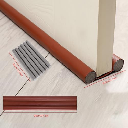 Double-sided Door Draft Stopper for Noise and Wind Blockage