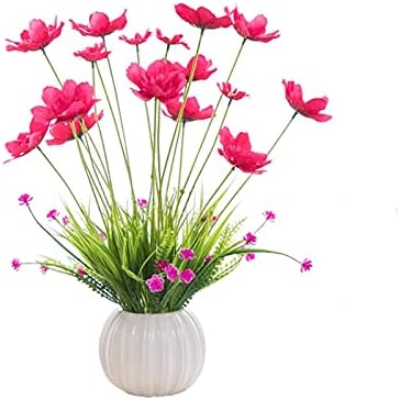 Artificial Hydrangea Bouquet with Vase for Home Decor