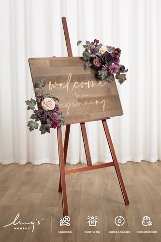 Lings Moment Artificial Flower Swag Arch for Wedding Ceremony