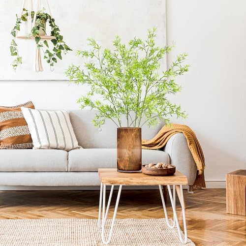 4PCS Artificial Greenery Stems with Flowers for Home Decor