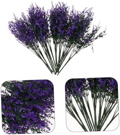 Mobestech 15Pcs Artificial Lavender Stems for Home Decor
