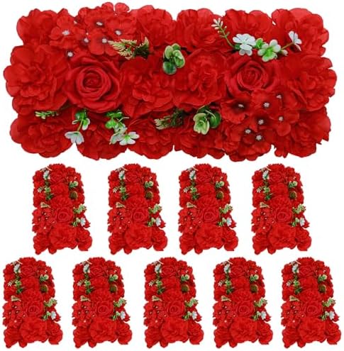 Wedding Arch Artificial Flowers Panels 10Pack