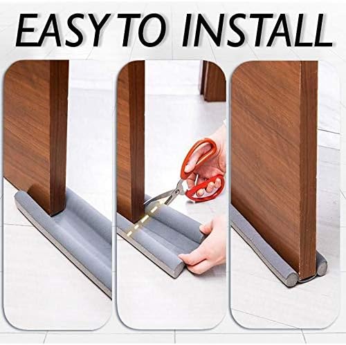 Maiden Dust Noise Pest Isolation Waterproof Door Bottom Seal Strip Black