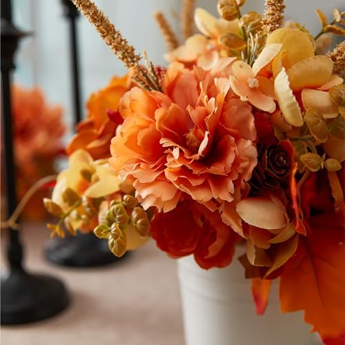 Thanksgiving Decorations 2Pcs Artificial Fall Flowers
