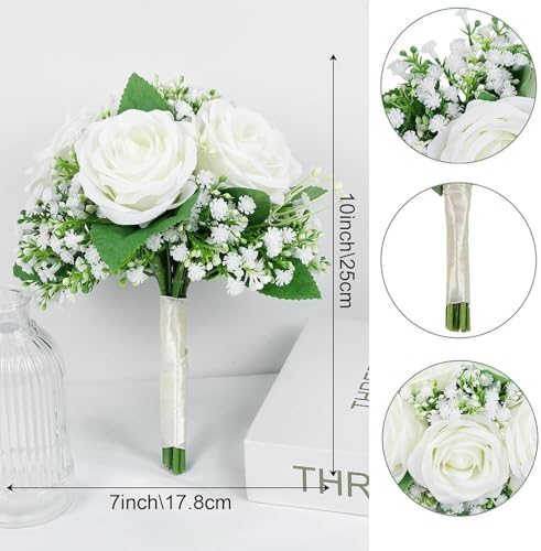 Exotic Dried Flower Bouquet Wedding Sets 6PCS Artificial Flowers