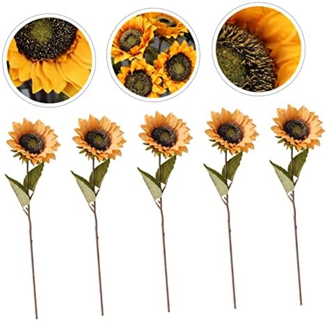 10 Pcs Artificial Sunflower Centerpiece Table Decor